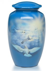 affordable cremation package with an urn A 4010 A Doves
